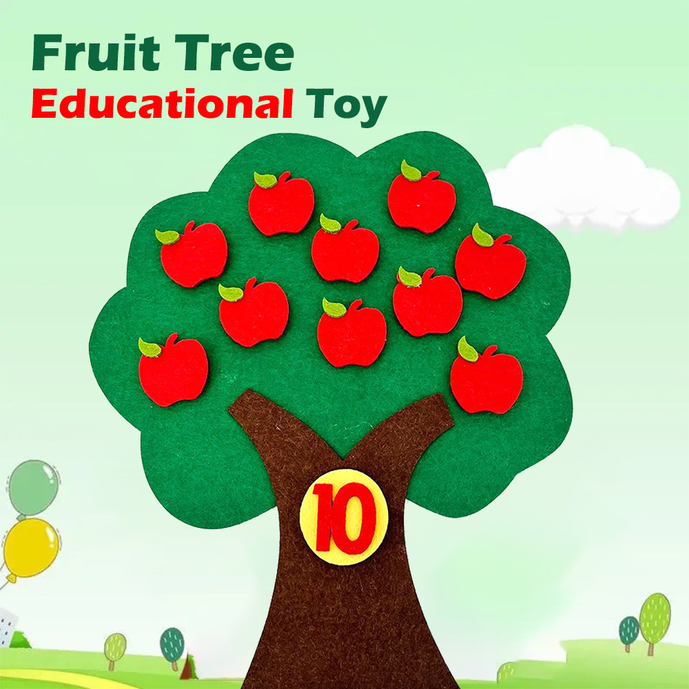 Kids Education Number - Juguete Montessori de Conteo de Árboles