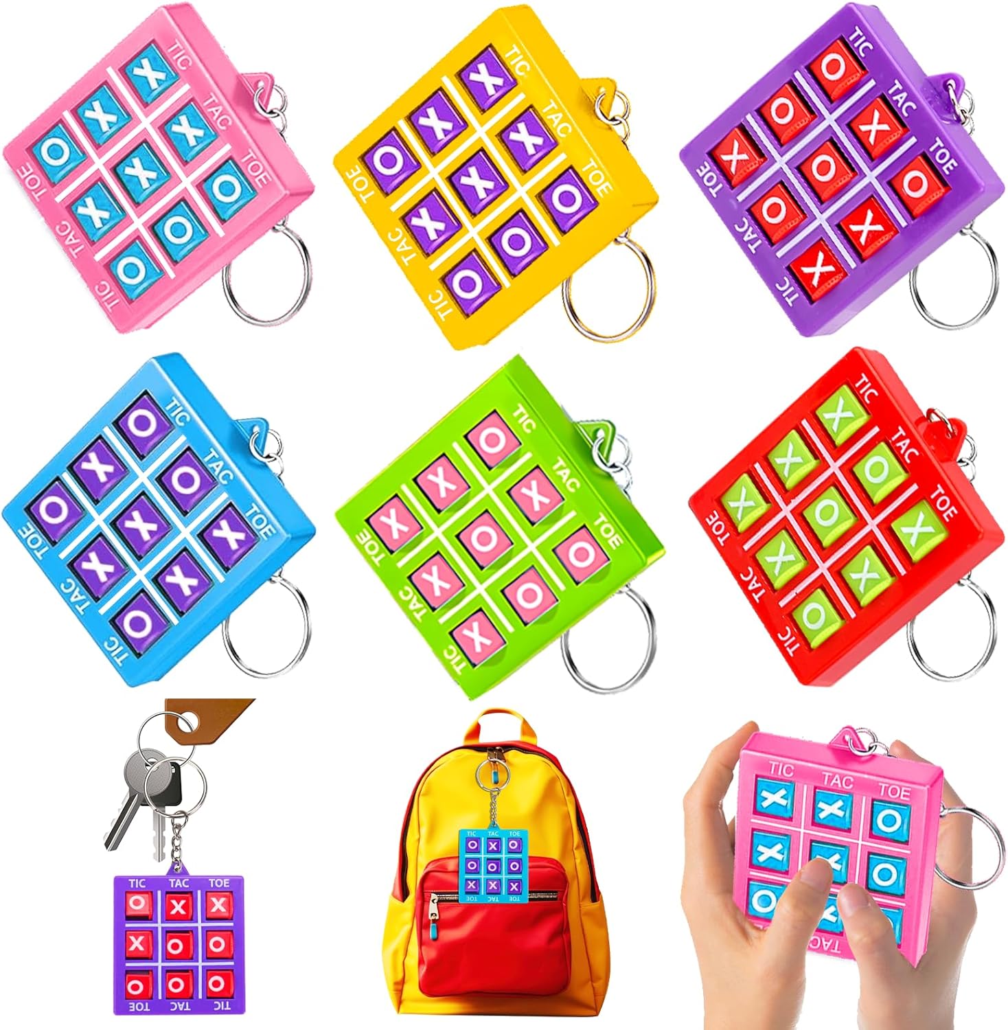 Kids Education Number - 1/8 piezas Juego Tic Tac Toe,