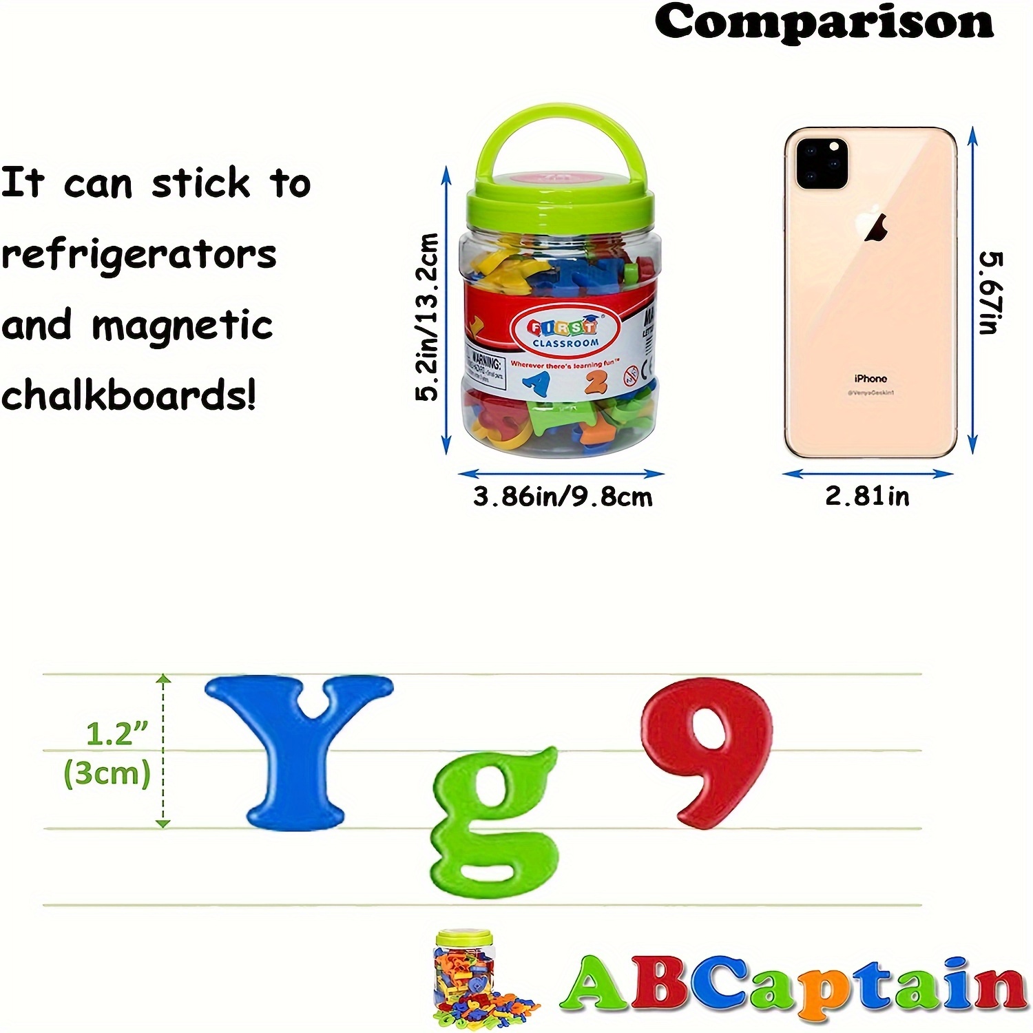 78 Uds letras magnéticas númer - Kids Education Number reseña y precio