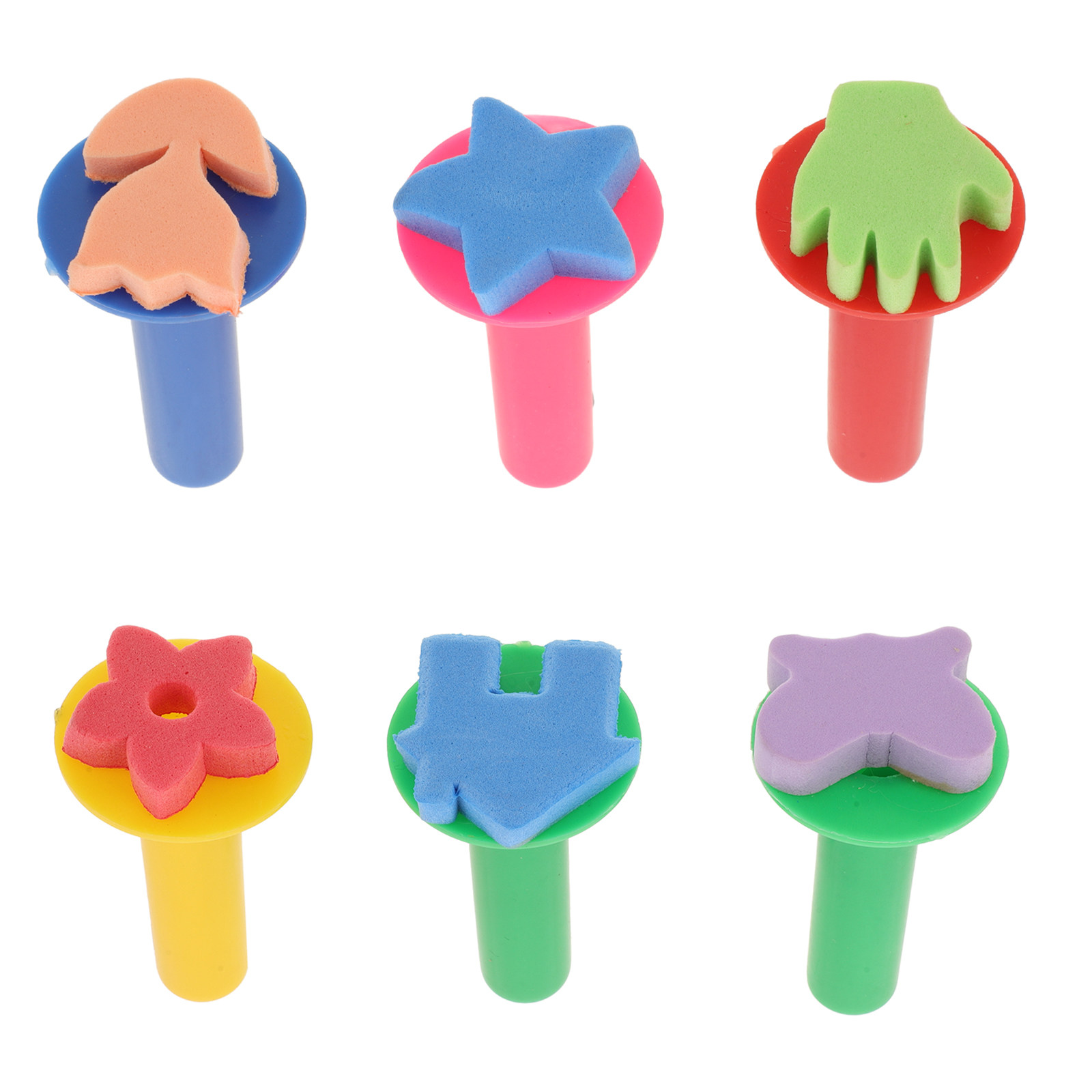 Juego de 6 estampadores de esp - Kids Education Drawing reseña y precio