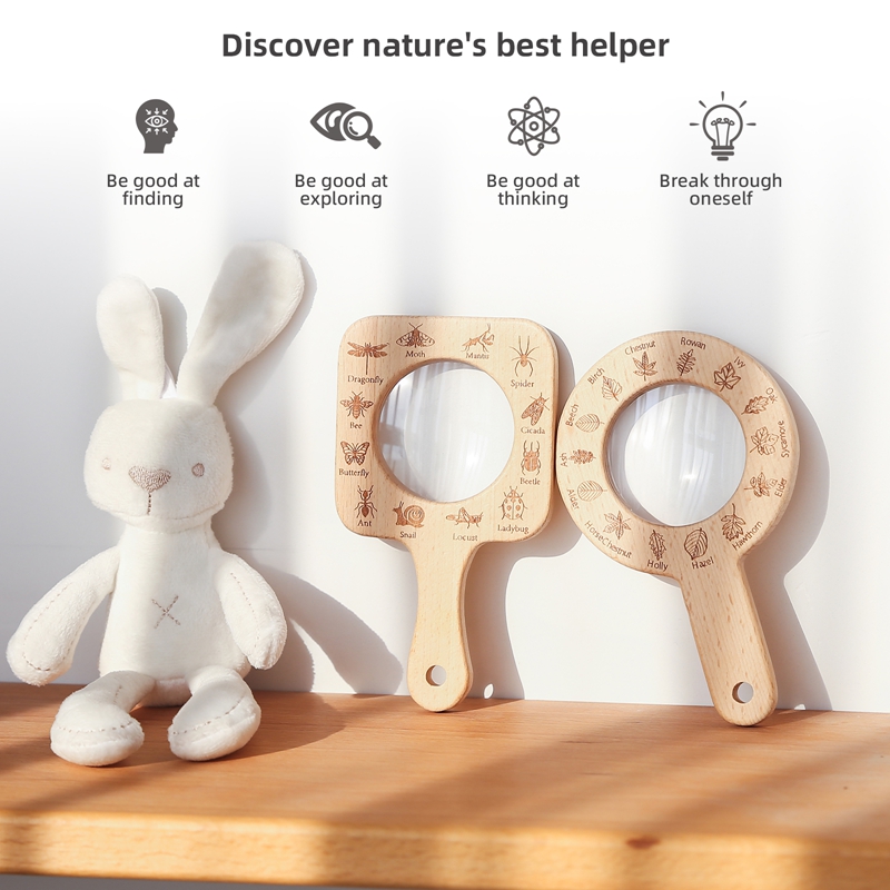 Juego de Lupas de Madera para  - Kids Outdoor Education reseña y precio
