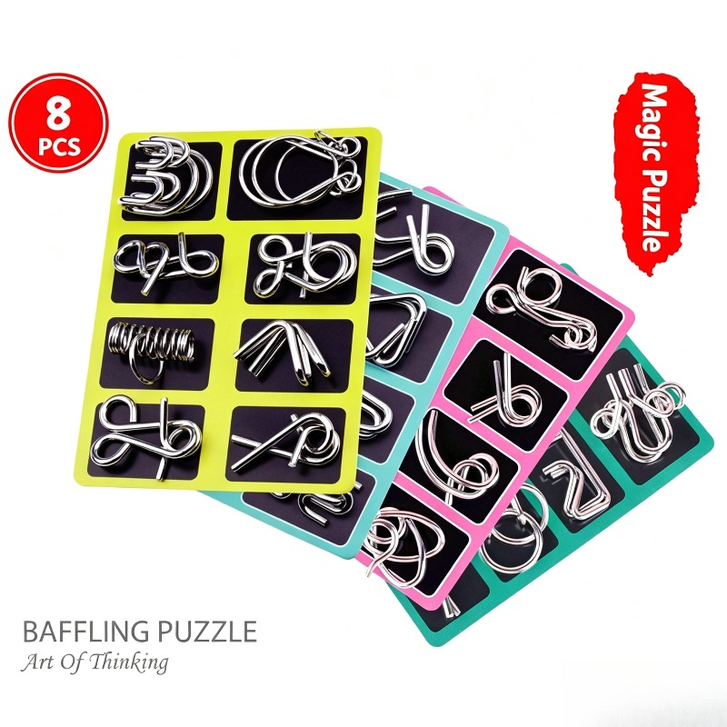 Juego de 8 Rompecabezas Metáli - Kids Education Board reseña y precio