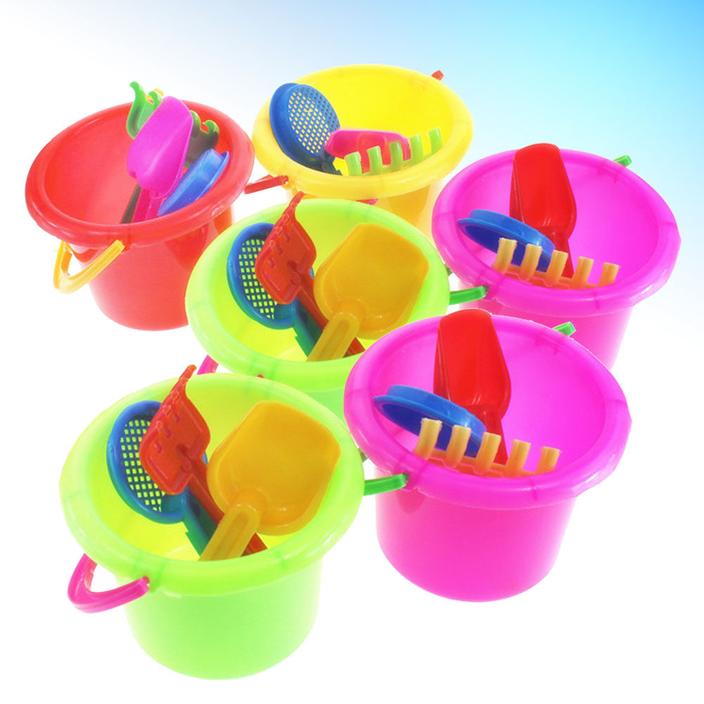 Juego de 6 cubos de playa, cuc - Kids Outdoor Education reseña y precio