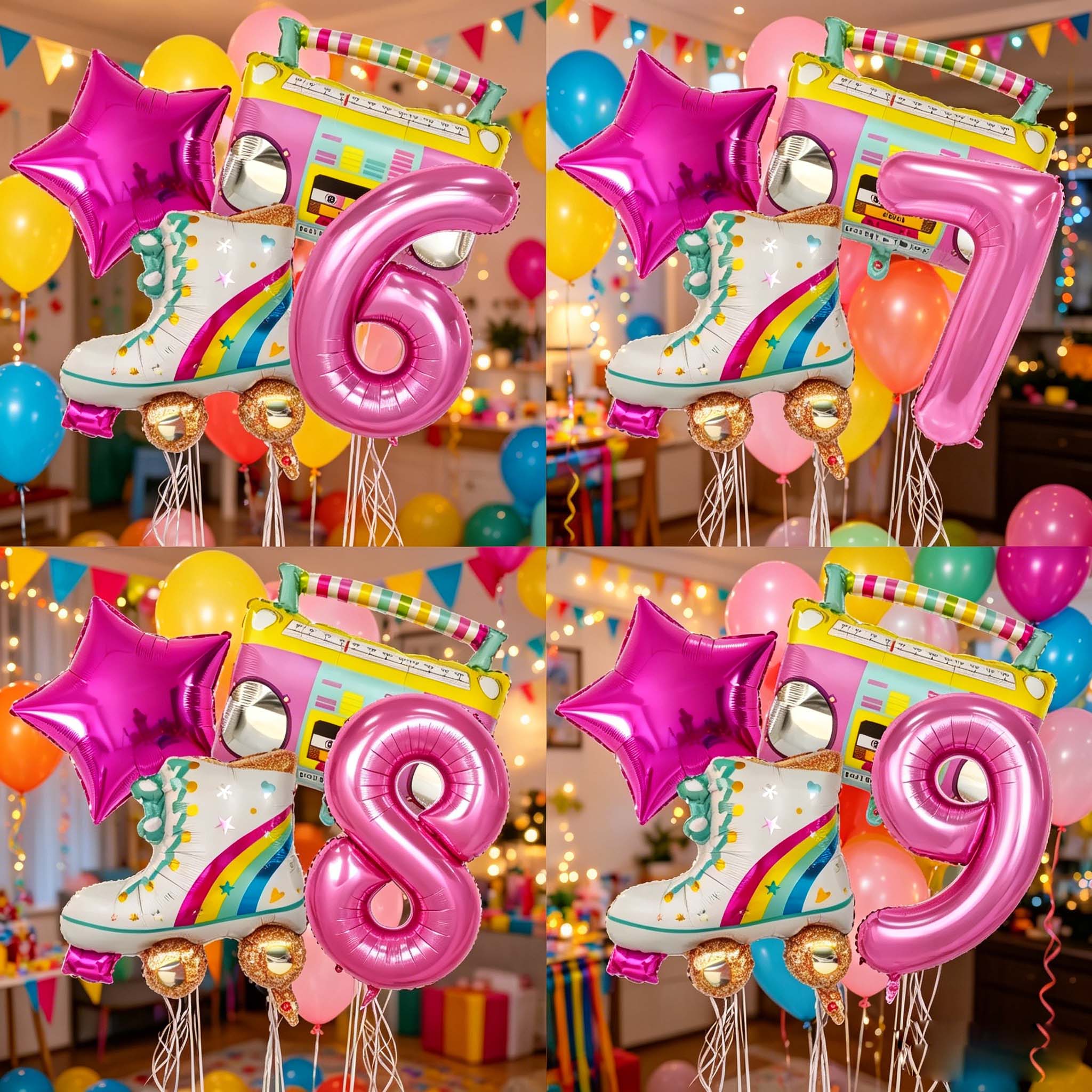 4 Globos de Número de 32 Pulga - Kids Education Number reseña y precio