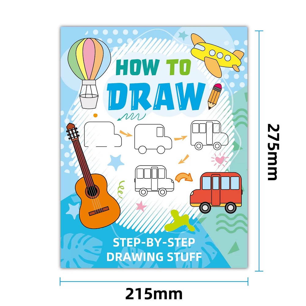 Cómo dibujar un libro de bocet - Kids Education Drawing reseña y precio