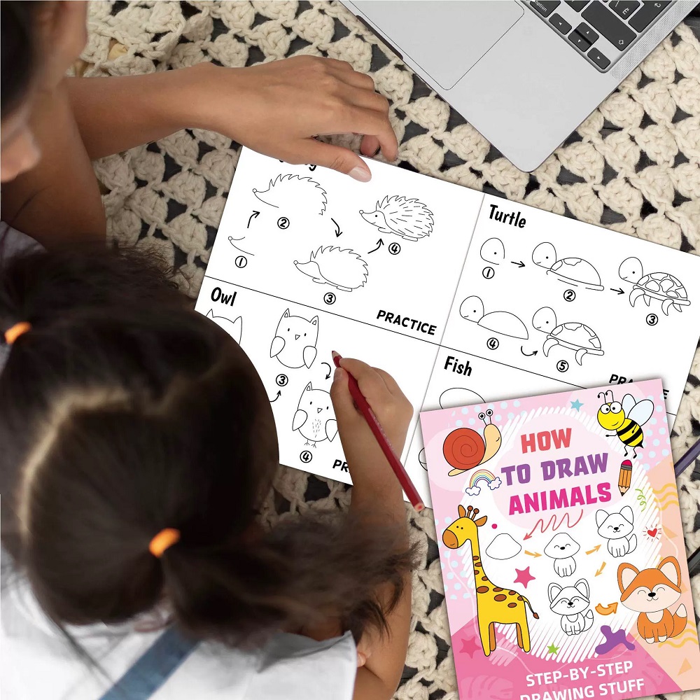 Cómo dibujar un libro de bocet - Kids Education Drawing reseña y precio