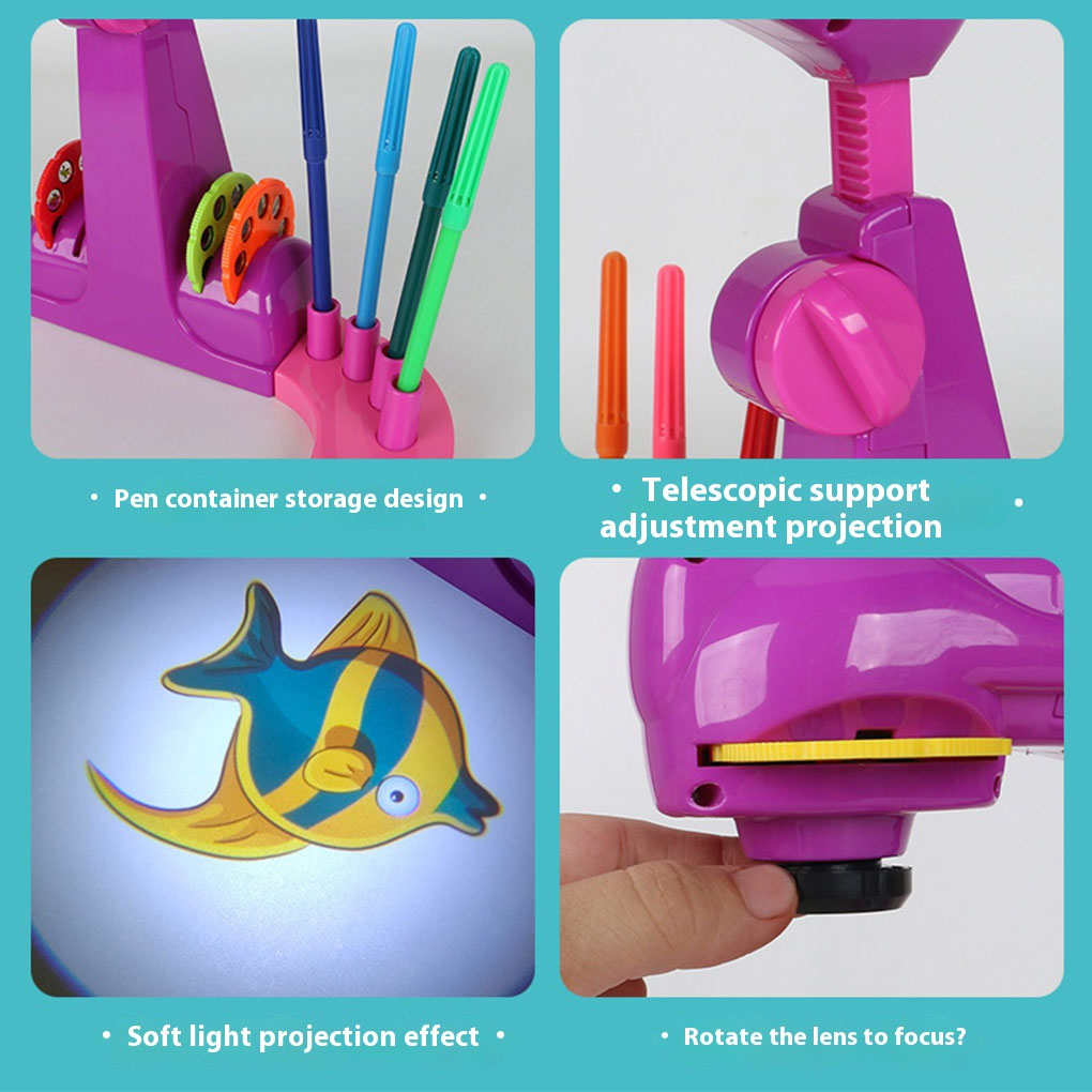 Mesa de dibujo educativa para  - Drawing Projector Kids reseña y precio