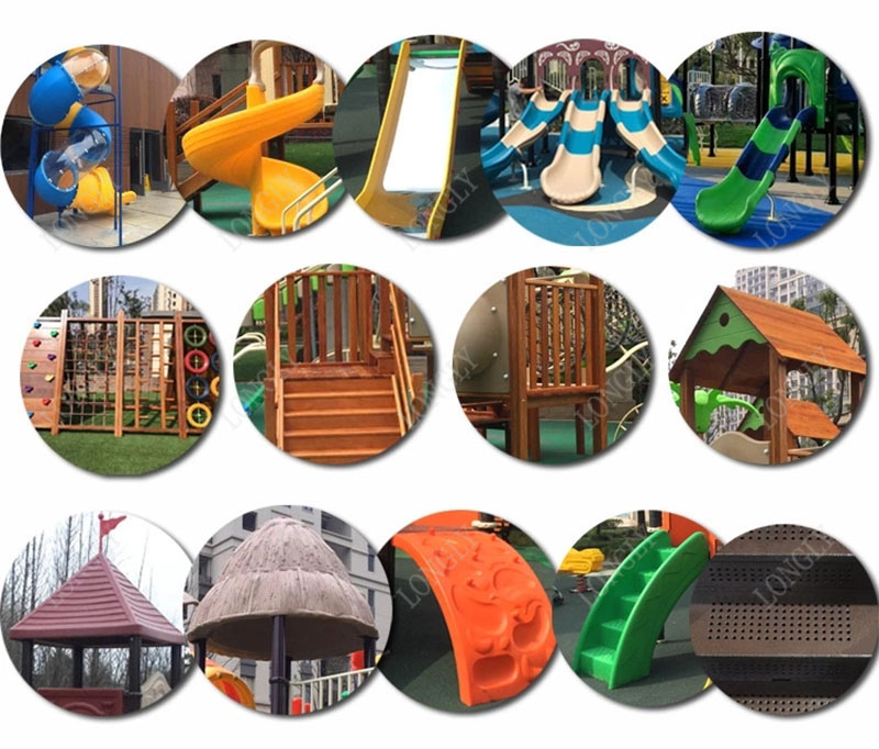 Tobogán de Plástico LLDPE para - Kids Education Park reseña y precio