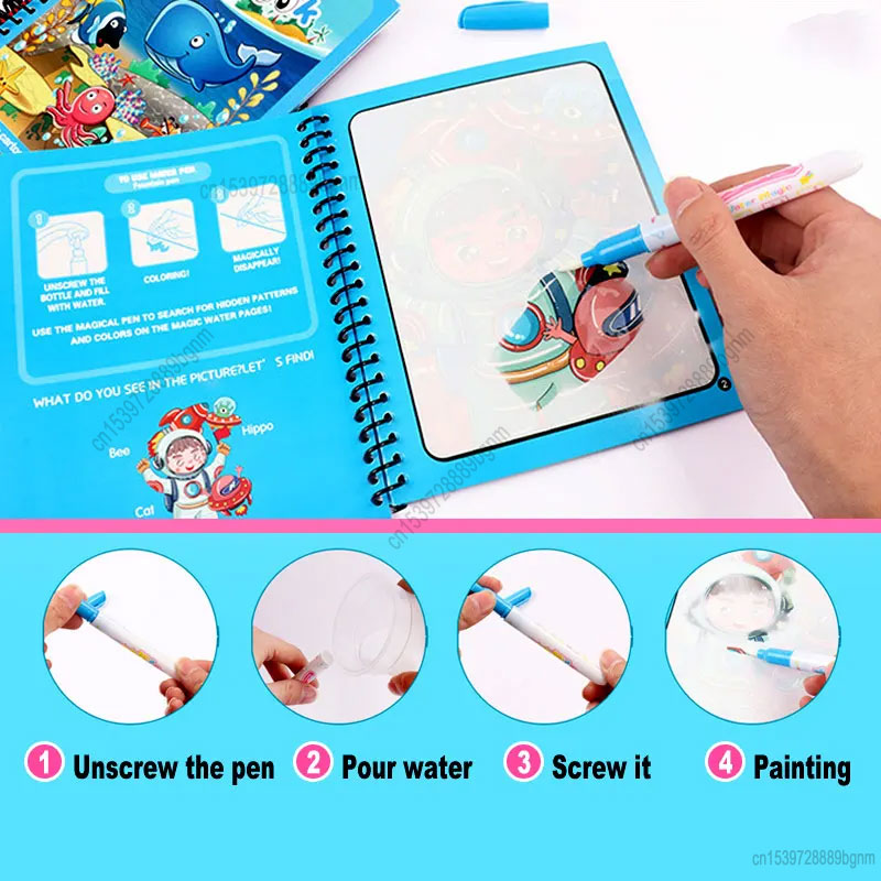 Libro para colorear de pintura - Kids Education Drawing reseña y precio