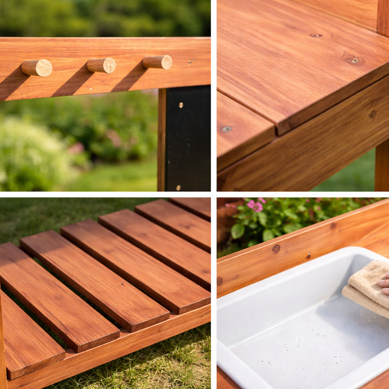 Mesas de Jardinería de Madera  - Kids Outdoor Education reseña y precio
