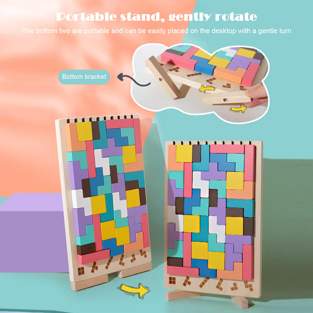 Rompecabezas de Tetris de made - Kids Education Level reseña y precio