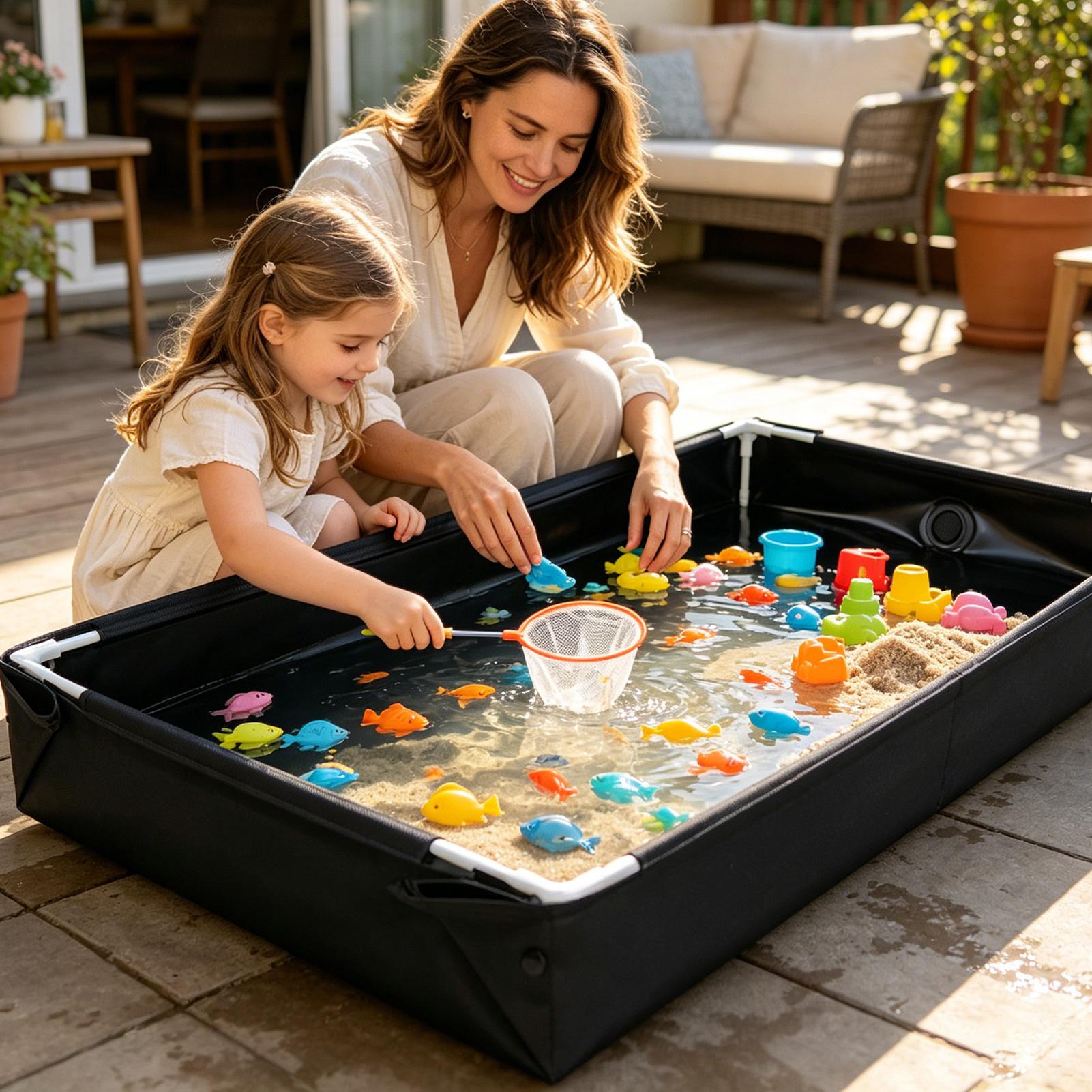 Nueva piscina de agua y arena  - Kids Outdoor Education reseña y precio