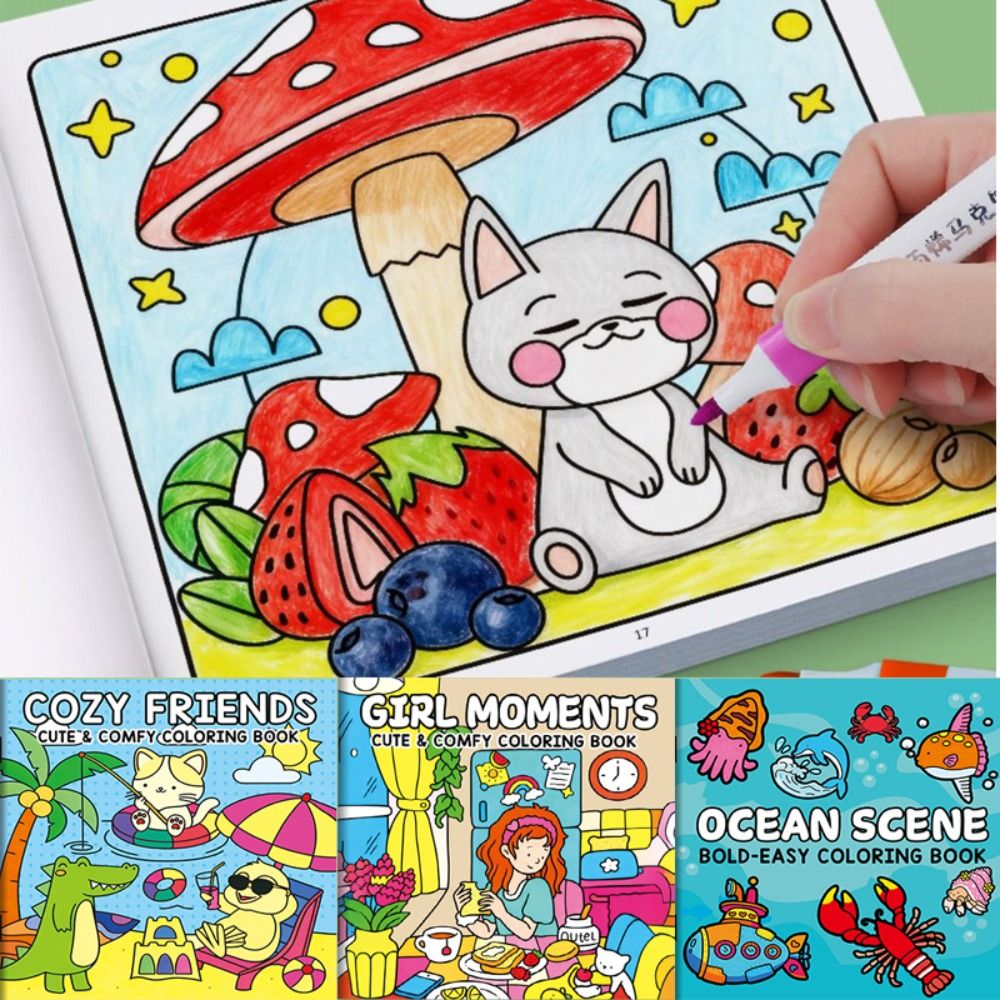 Libro para colorear creativo D - Kids Education Drawing reseña y precio