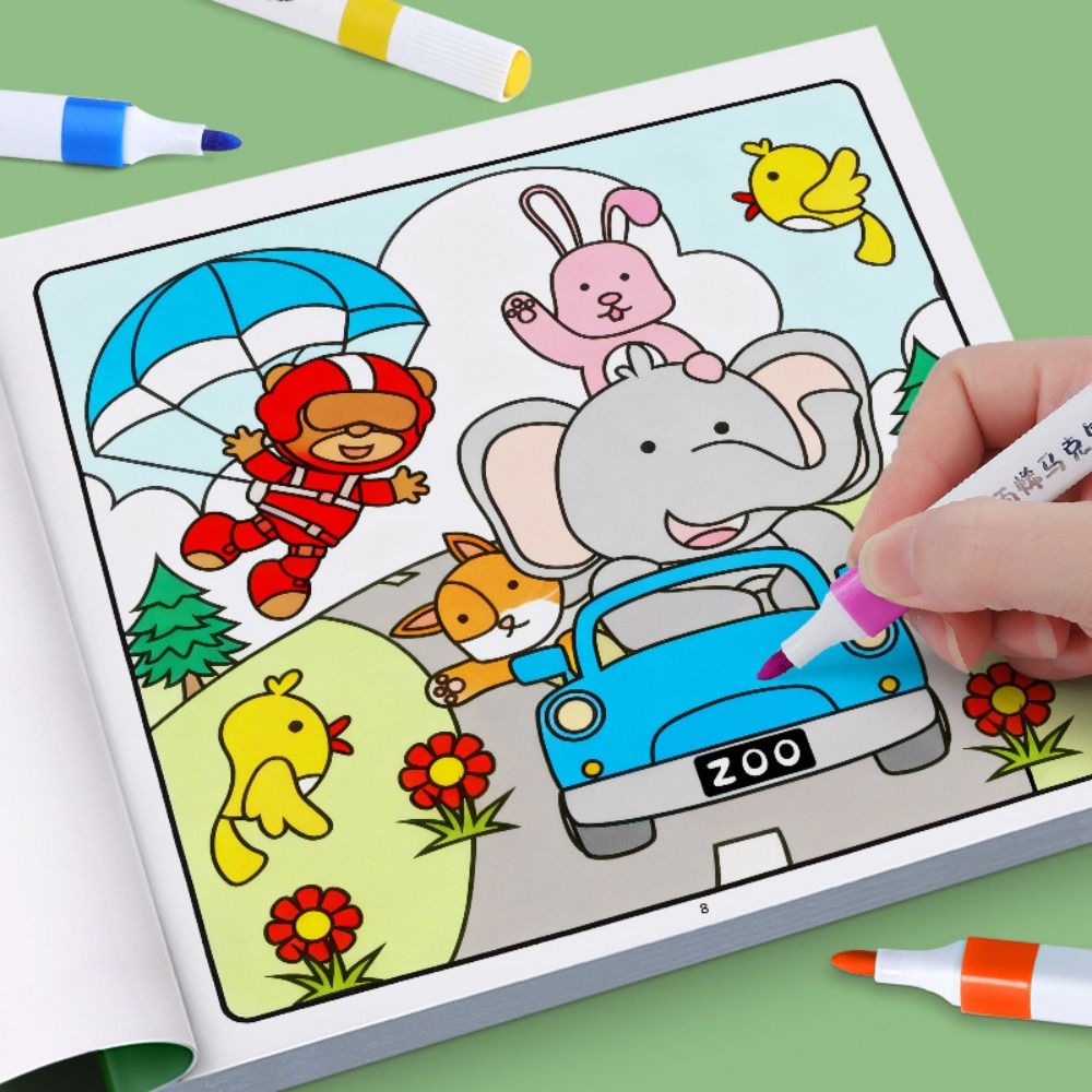 Libro para colorear creativo D - Kids Education Drawing reseña y precio