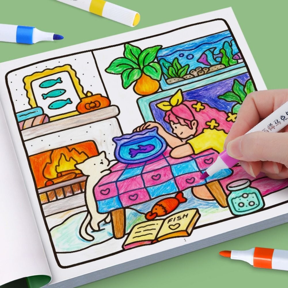 Libro para colorear creativo D - Kids Education Drawing reseña y precio