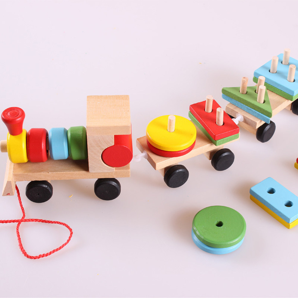 1 Juego de Tren de Madera para - Kids Education Help reseña y precio