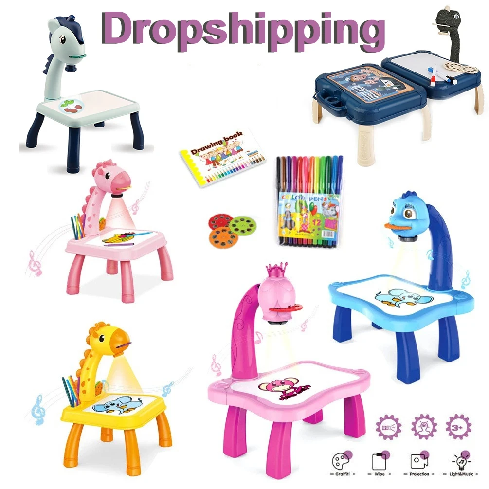 Proyector LED para niños, mesa - Drawing Projector Kids reseña y precio