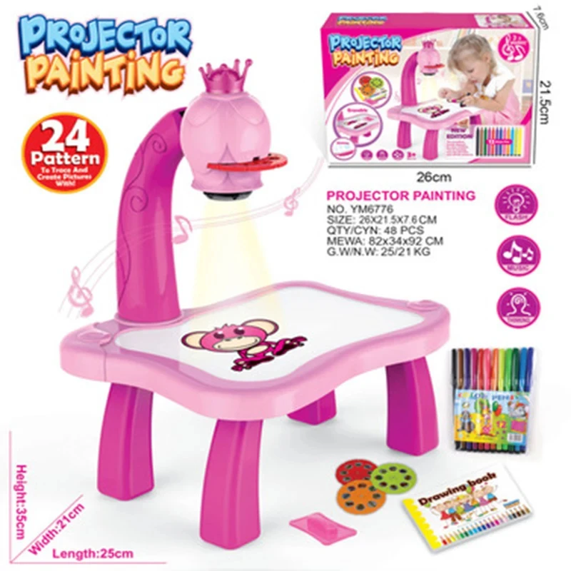 Proyector LED para niños, mesa - Drawing Projector Kids reseña y precio