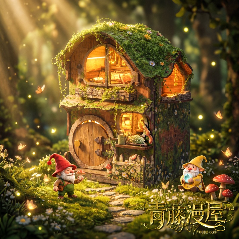 Casa de Madera con Enredaderas - Kids Without Education reseña y precio