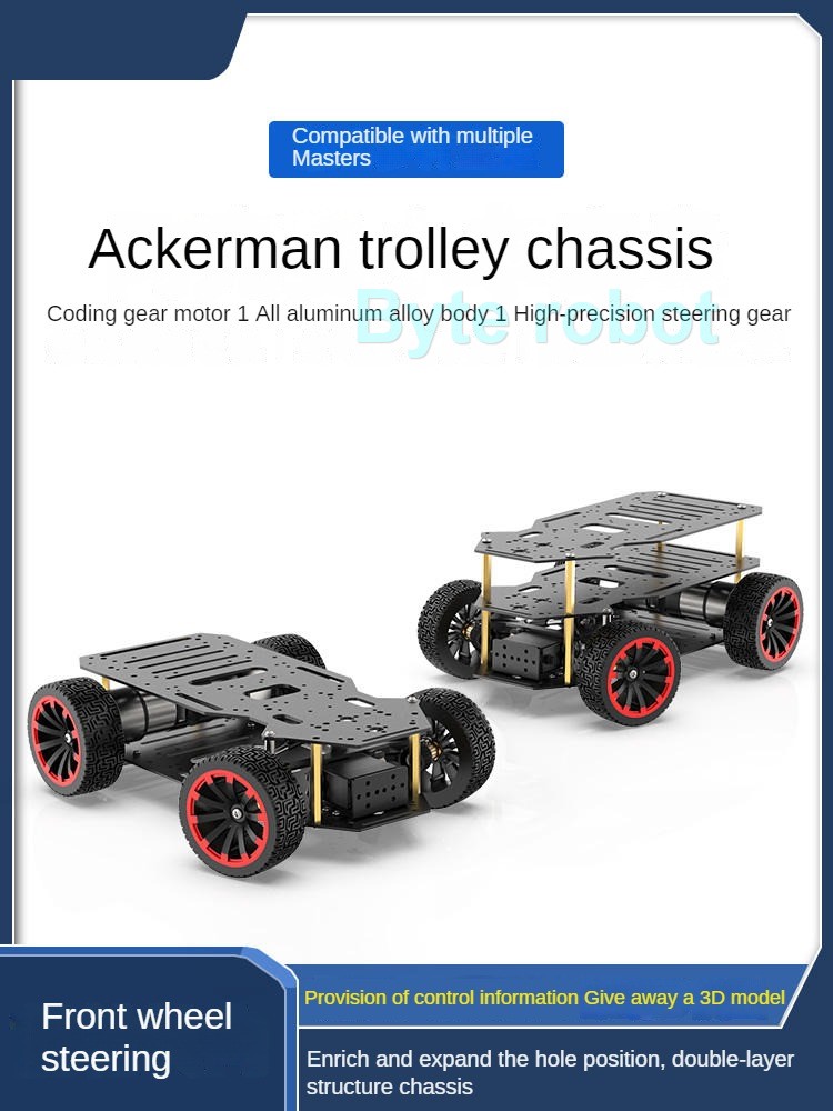 Ackerman-Robot de Metal para c - Coding Robot Toy reseña y precio